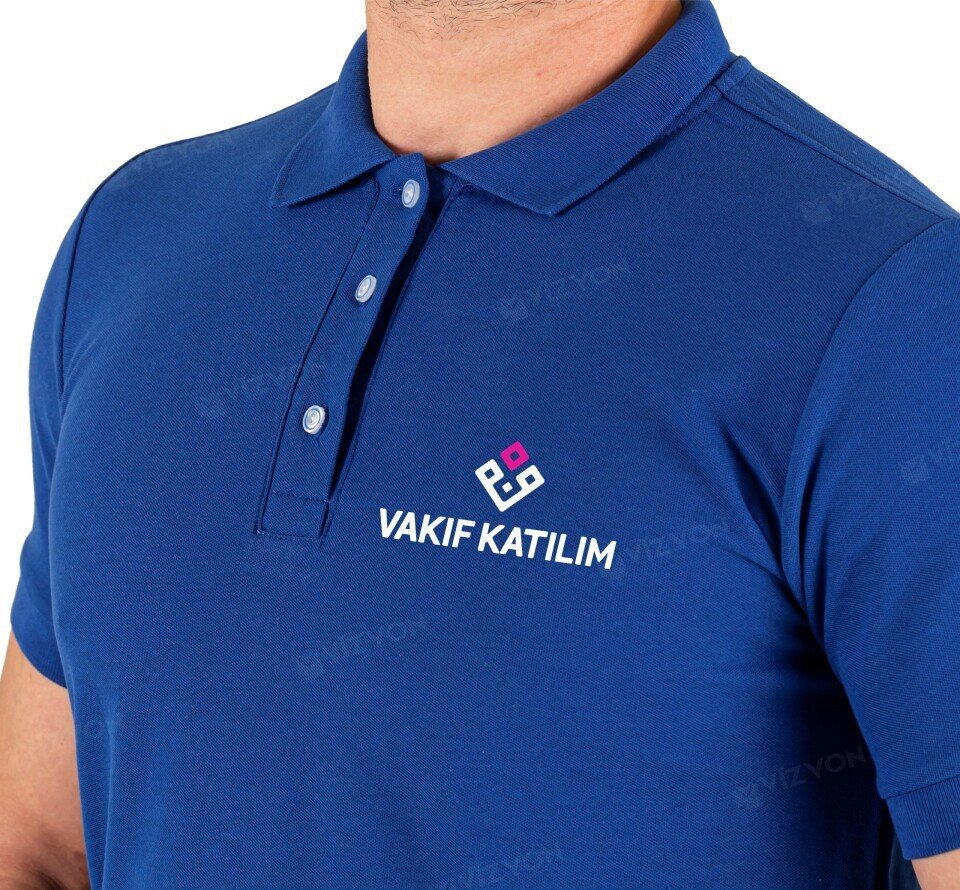 Baskılı Polo Yaka Tişört